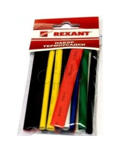 Набор термоусадочных трубок №2 (АВТО импорт) (10шт/уп) REXANT 29-0102 в Москве Аксессуары для кабель-канала Pintop.ru