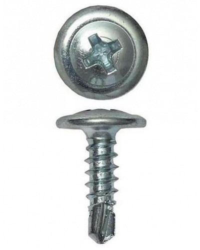 Саморез с пресс-шайбой 4.2x51 острый DKC CM275051 в Москве Крепеж Pintop.ru