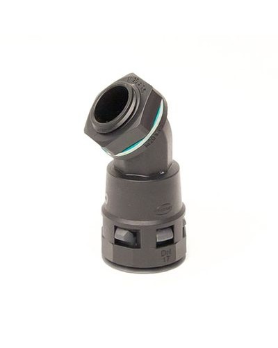 Монтажный комплект муфта 45 грд. труба-коробка DN 29 мм, М32х1,5, полиамид, цвет черный DKC PACL29M32N в Москве Крепеж: Дюбели, шурупы, саморезы Pintop.ru