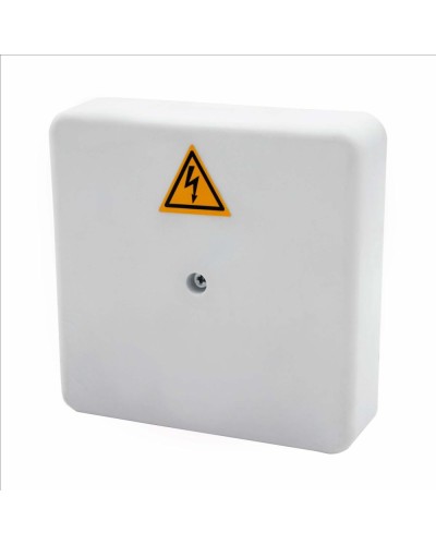 Коробка распределительная огнестойкая КРОПС-П2, IP41, габаритные размеры 100х100х30 мм, для кабелей сечением до 6 мм2, 2 клеммы КМ-Профиль (FRJB-KM-P2-6-02-КРОПС-IP41) в Москве Распределительные коробки Pintop.ru