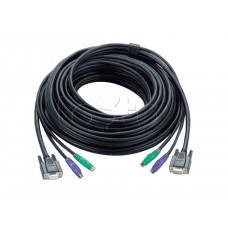 КВМ-кабель с интерфейсами PS/2, VGA (10м) ATEN 2L-1010P/C