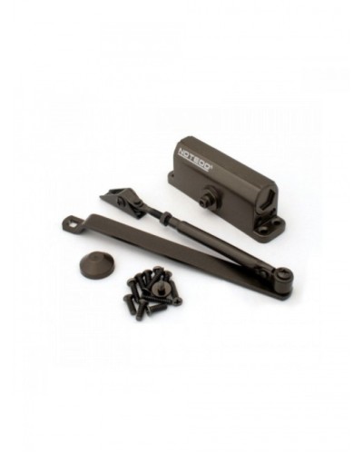 Доводчик NOTEDO DC-070-I EN3 (коричневый RAL 8016) в Москве Доводчики Pintop.ru