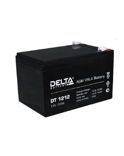 Аккумулятор свинцово-кислотный Delta DT 1212 в Москве Электротехническое оборудование Pintop.ru