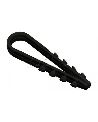 Дюбель-хомут 11-18 черный (100шт/уп) PROCONNECT 07-4522 в Москве Стяжки-хомуты Pintop.ru