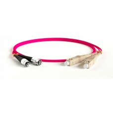 Патч-корд волоконно-оптический Hyperline FC-D2-504-LC/PR-SC/PR-H-1M-LSZH-MG