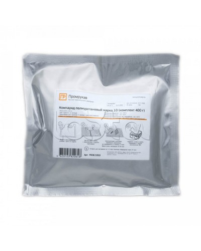 Компаунд полиуретановый электроизоляционный марка 10 (400г/уп) Промрукав (PR08.5950) в Москве Аксессуары для лотков Pintop.ru