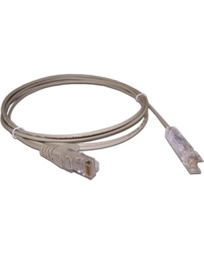 Патч-корд 110 тип - RJ45, 1 пара, UTP, 1 м LANMASTER LAN-45-P1-1m в Москве Патч-корды и пигтейлы Pintop.ru