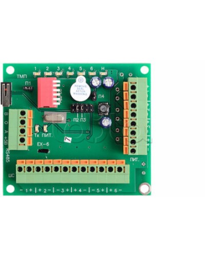 Модуль расширителя шлейфов Полисервис EX-6-1 в Москве Модули сопряжения Pintop.ru