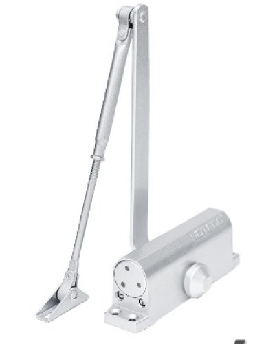 Доводчик NOTEDO DC-090-НО EN4 с ФОП (серебро) в Москве Доводчики Pintop.ru