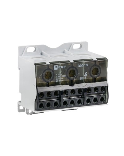 Блок распределительный КБР тройной 175A EKF PROxima (kbr3-175) в Москве Боксы для автоматов Pintop.ru