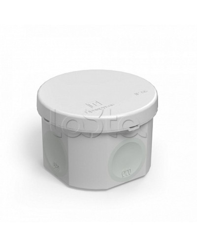 Коробка распределительная 60-0110 для прямого монтажа двухкомпонентная безгалогенная (HF) 70х50 (168шт/кор) Промрукав в Москве Распределительные коробки Pintop.ru