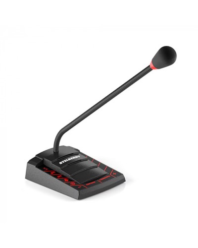 Пульт громкого оповещения на 60 Ватт STELBERRY F-700 в Москве Микрофонные консоли и микрофоны Pintop.ru