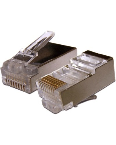 Коннектор RJ45 STP 8P8C, cat.6 TWT TWT-PL45/S-8P8C-6 в Москве Коннекторы и разъемы Pintop.ru