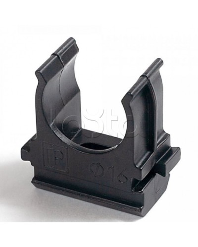 Крепёж-клипса для труб Полистирол черная д32 в малой упаковке (10шт/500шт уп/кор) Промрукав (PR13.0212) в Москве Держатели, клипсы, скобы Pintop.ru