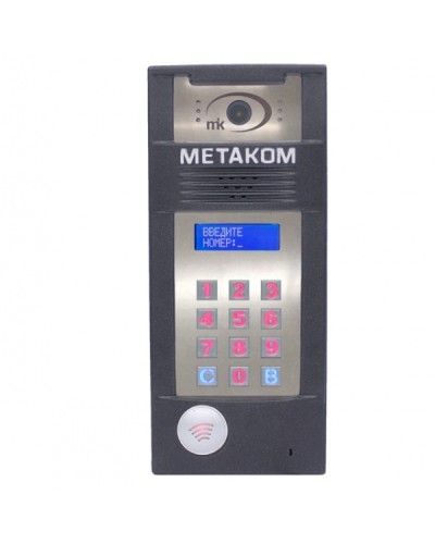 Многоабонентый антивандальный блок вызова со встроенной видеокамерой Метаком MК2018-TMRFGV в Москве Блоки вызова многоабонентные Pintop.ru