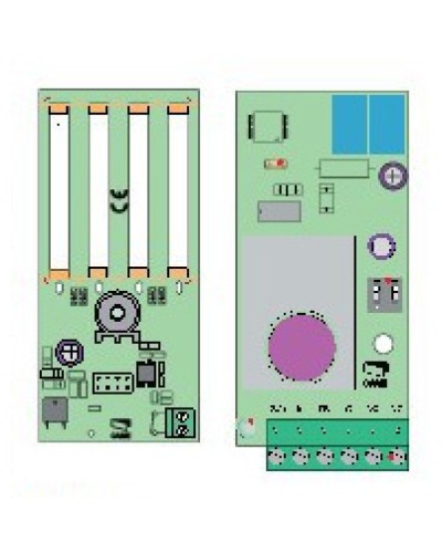 Плата RX DIW01 DBC01 Came 119RIR252 в Москве Запчасти для шлагбаумов и автоматики Pintop.ru
