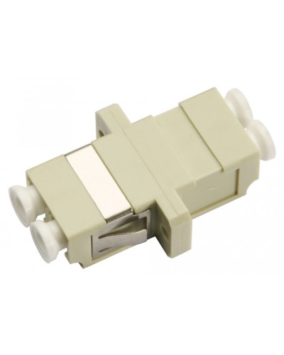 Соединитель проходной LC-LC duplex, MM(для многомодового кабеля) Cabeus DLC-DLC-MM в Москве Проходные адаптеры и розетки оптические Pintop.ru