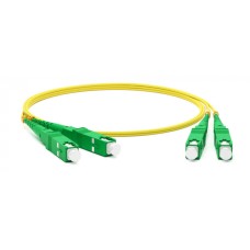 Патч-корд волоконно-оптический Hyperline FC-D2-9-FC/AR-SC/AR-H-1M-LSZH-YL