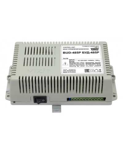 Блок управления домофона Vizit БУД-485Р в Москве Блоки управления многоабонентные Pintop.ru