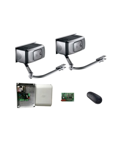 Комплект автоматики для двухстворчатых распашных ворот Came F1000 KIT на основе привода F1000 (блок управления ZF1N, радиоуправление) в Москве Автоматизация ворот Pintop.ru