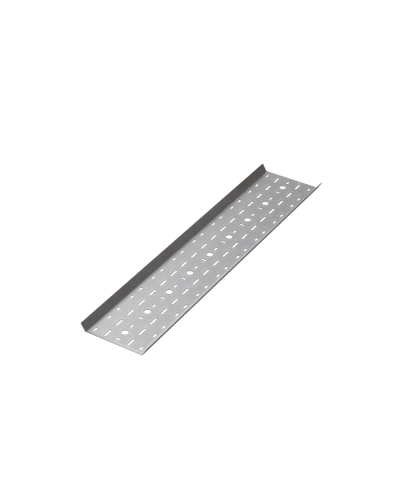 Дно лестничного лотка перфорированное 200х1,0 L2500 мм HD КМ-профиль (DLLP200-1.0-2500 HD) в Москве Кабельные лотки Pintop.ru