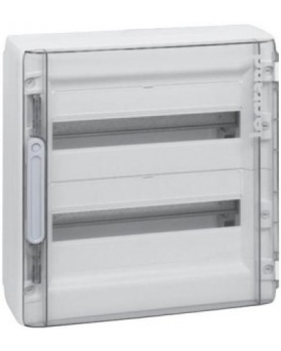 Распределительный щиток XL3 125 с белой дверью 2 ряда 36 модулей 450х450х128 мм Legrand 401647 в Москве Щиты электрические Pintop.ru