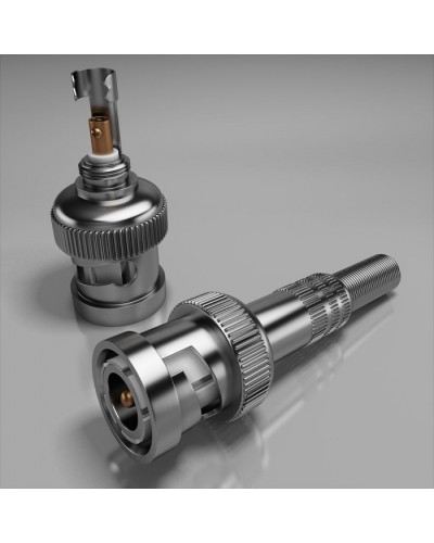 Разъем штекер BNC под винт с пружиной в металлическом корпусе ПожТехКабель PTK-Accessories в Москве Коннекторы Pintop.ru